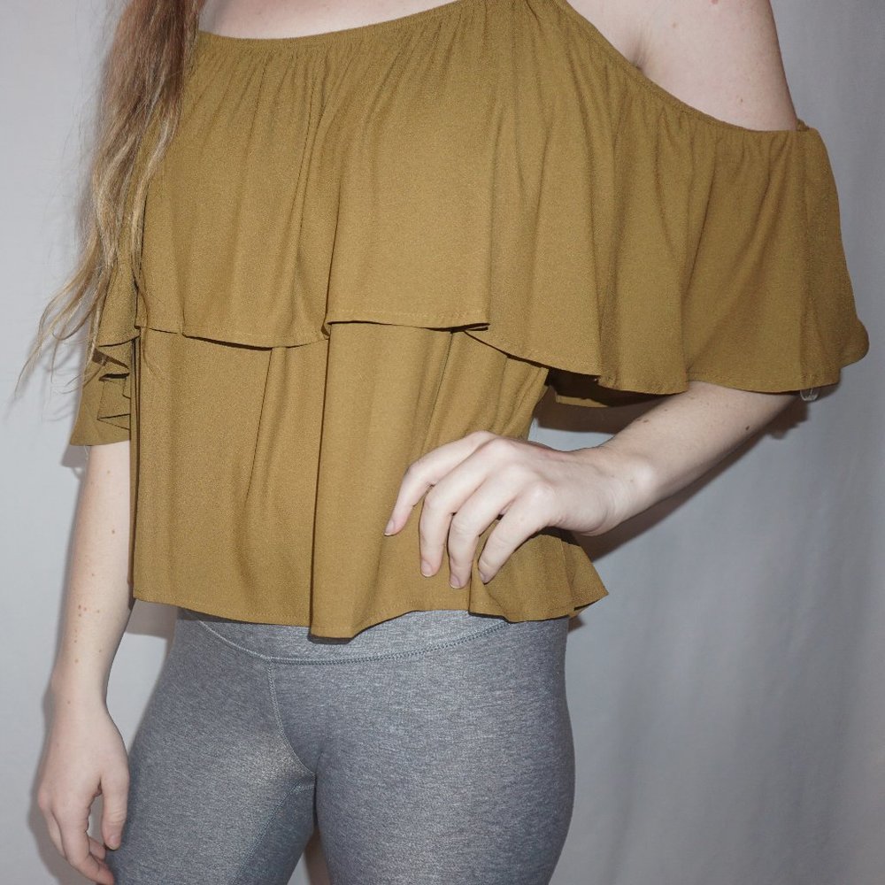 Flowy Off-The-Shoulder Blouse